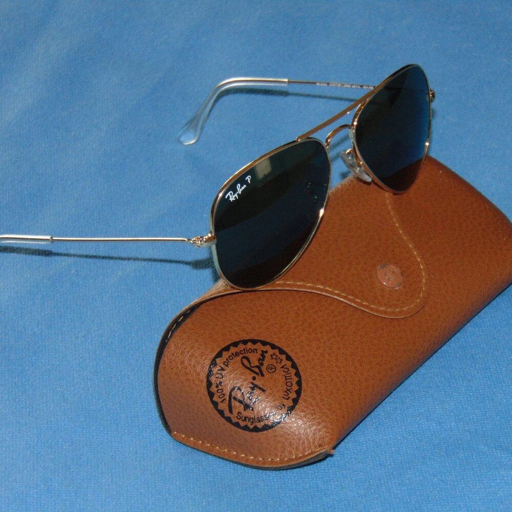 Rayban 3025 aviator polarized sunglasses  made in ITALY